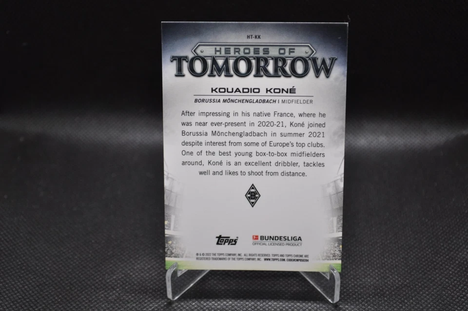 Kouadio Kone 2021-22 Topps Chrome Bundesliga HT-KK RC Heroes of tomorrow - Image 2 of 2