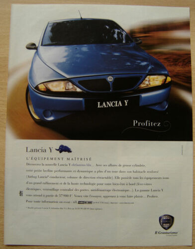 Publicité Papier - Voiture Lancia Y De 1999 - Bild 1 von 1