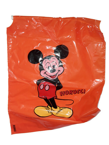 Fiorucci Walt Disney Mickey Mouse Tasche orange Original Kult