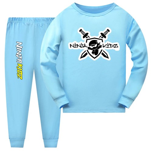 NINJA KIDZ Girls Boutique Outfits top Pants Toddler Pijama kids Pajama Trausuit - Picture 51 of 59