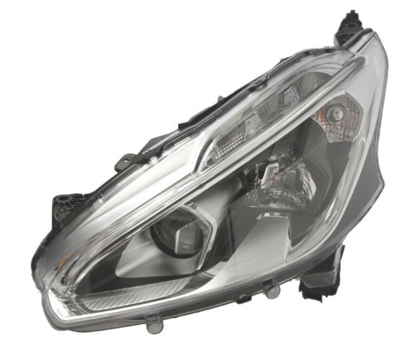 Phare avant gauche Peugeot 208 original H7 et LED pour modèles phase 1 de 2015 à 2016