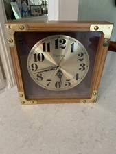 DYNASTY Vintage 11โ Wall Clock USA Made School Office Works Missing Top Screw