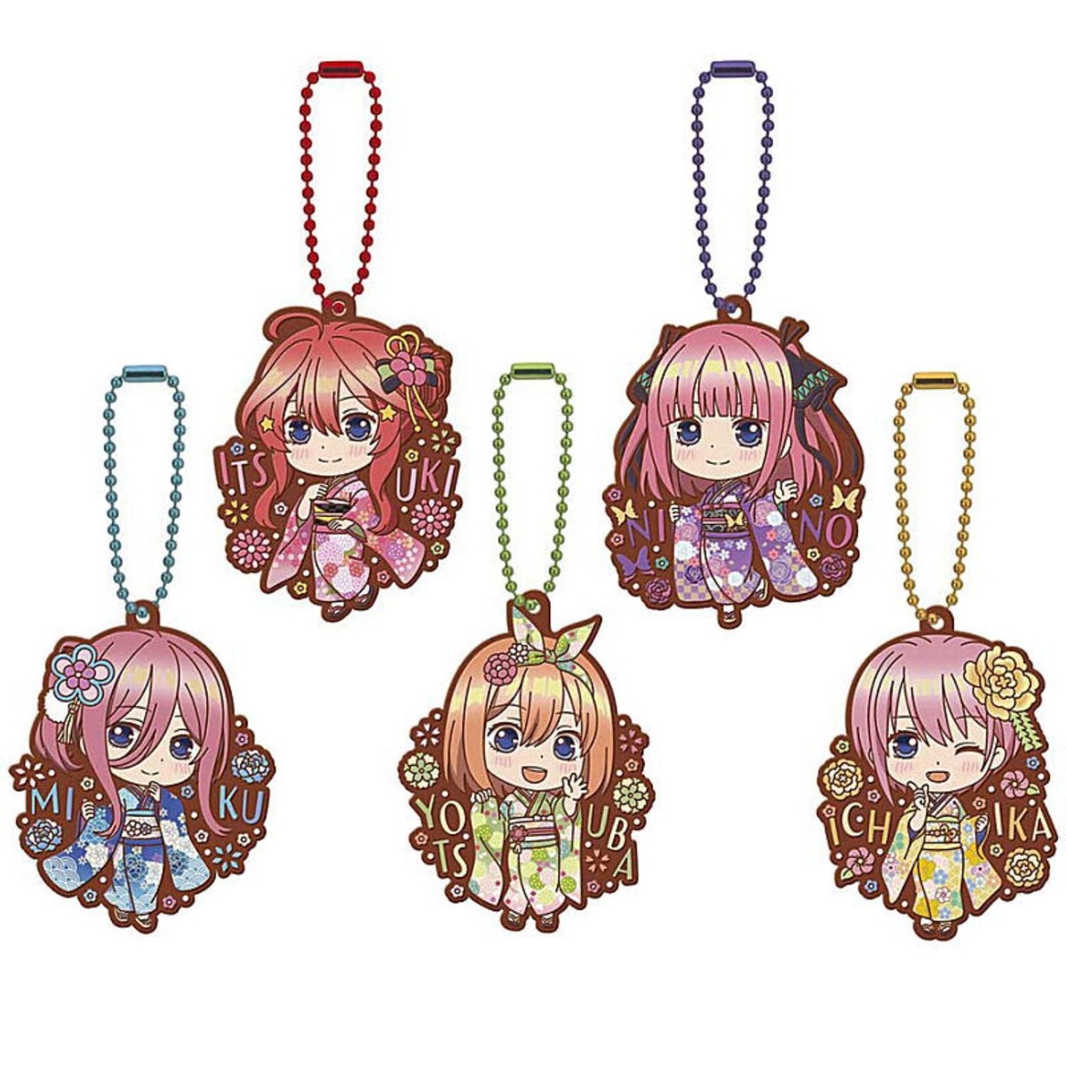The Quintessential Quintuplets Season Rubber Mascot Capsule Toy 5