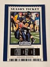 2019 Contenders Draft Picks Football - Aaron Rodgers - California Golden Bears