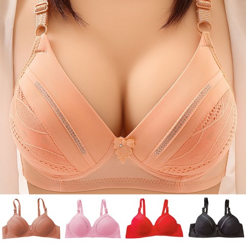 Women's Wireless Padded Support Top Push Up Vest Bralette Underwear Sports Bra