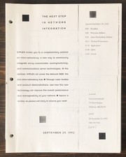 Next Step In Network Integration Seminar Handout by Xyplex 1992 