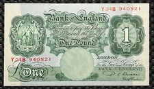 GREAT BRITAIN 1948 - 1960 1 POUND P.S. Beale Xf++