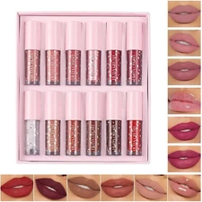 HUDACRUSH Mini Lipstick Combo Set - Pack of 12 Matte Lipsticks Waterproof