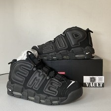 Nike Supreme x Air More Uptempo Black for Sale | Authenticity Nike Supreme x Air More Uptempo Black for Sale | Authenticity