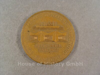121408, Münze Medaille: Eröffnung Elbtunnel 1968 1975, Baubehörde Hamburg
