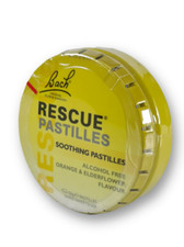 Bach Rescue Remedy Pastilles -Alcohol Free - Orange & Elderflower