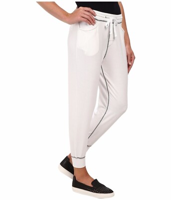 Womens Leggings White Knit Capri Leggings Lysse Capri Denim