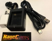 GoPro Hero3 Hero3+White Black Silver Camera USB Dual Battery AC DC Charger KIT