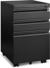 3 Drawer File Cabinet for Home Office,Under Desk Mobile Filing Cabinet with Lock