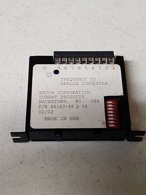 Eaton Durant Frequency To Analog Converter 48160-48 1 04