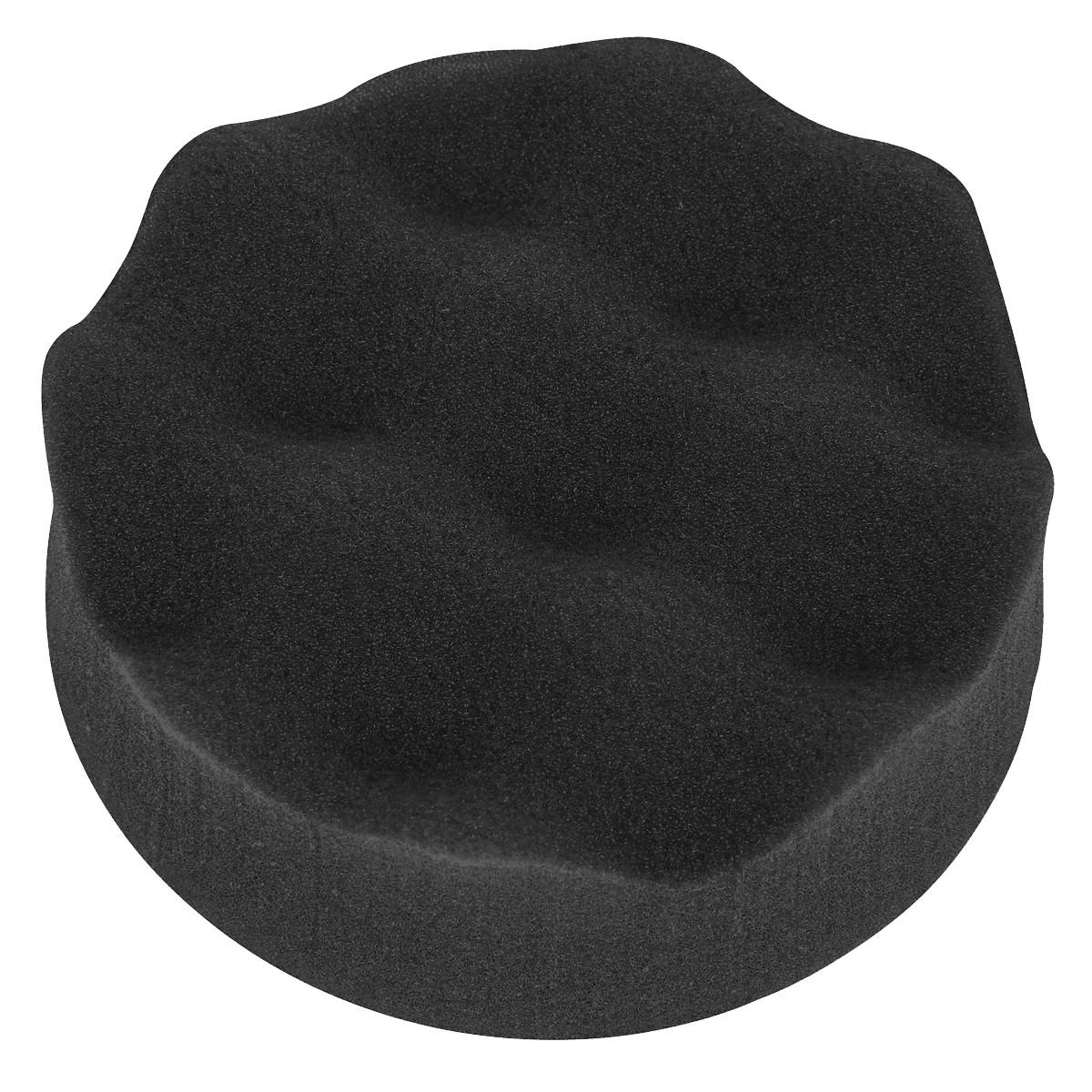 Sealey PTCCHV79P Hook-and-Loop Buffing & Polishing Foam Head 80 x 25mm - Blac
