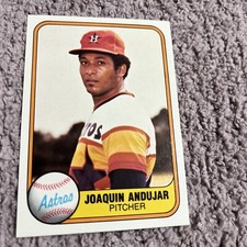 1981 Fleer Joaquin Andujar Houston Astros #63
