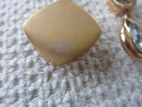 Modeschmuck S.OLIVER . 2 Anhänger, 2 Ohrhänger und Ring - Bild 4 von 7