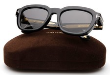 NEW TOM FORD TF 1226-F 01A Black Sunglasses 53-20-135mm B42mm Italy