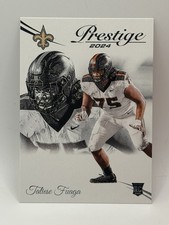 2024 Panini Prestige Taliese Fuaga RC #312 New Orleans Saints