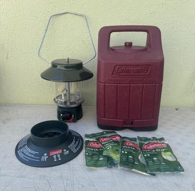 Coleman Propane Lantern 5154A 5151 5152 Dual Mantle W/ Case NEW OPENED