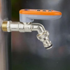 Outdoor Lockable Faucet with Combination Lock Freeze Proof Garden Water Tap'