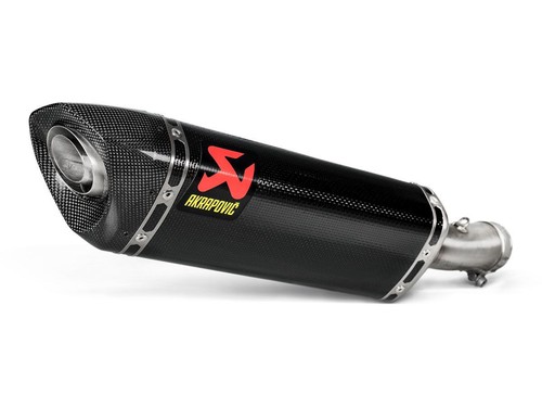 AKRAPOVIC CARBON AUSPUFFENDROHR FÜR KAWASAKI NINJA 500 / Z 500 2024-2025 - Bild 1 von 3