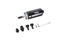 High Pressure Fuel Pump Heavy Duty External 12v 300lph 145psi High Flow Black
