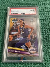 2023 BOWMAN UNIVERSITY CHROME #49 ANGEL REESE PSA 10 LSU Chicago Sky