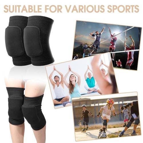 12 Pairs Volleyball Knee Pads for Dancers Soft Breathable Knee Braces for Men... - Picture 3 of 6