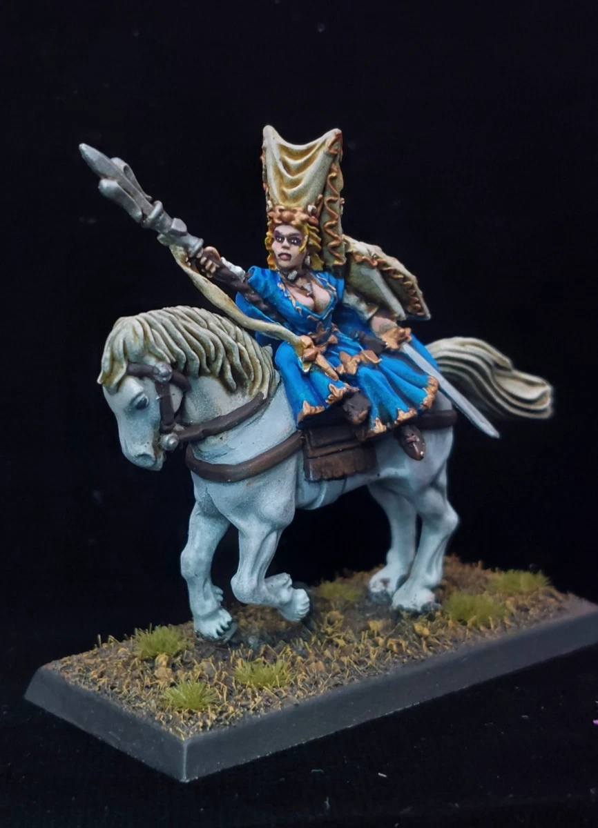Warhammer Bretonnian Jules The Jester / Jules On Hobby Horse - Metal OOP