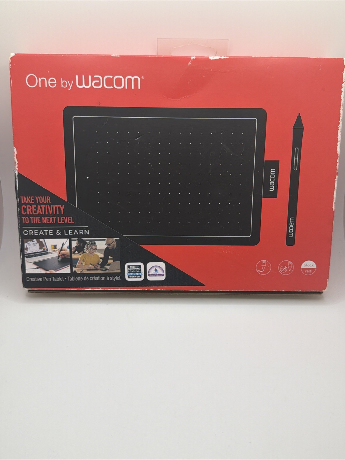One By WACOM Creative Pen Tablet OPEN BOX NEW!! With Pen + all Accesories