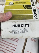 HUB CITY FB230X1-1/4" 2 BOLT FLANGE BEARING FB 230 X 1 1/4 1002-02314 NEW