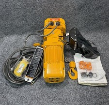 Harrington SNER005S Electric Chain Hoist 115/230V 1 Phase New, *Cracked Housing*