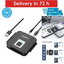 GODO SATA IDE to USB 3.0 Hard Drive Adapter Kit 12V Power