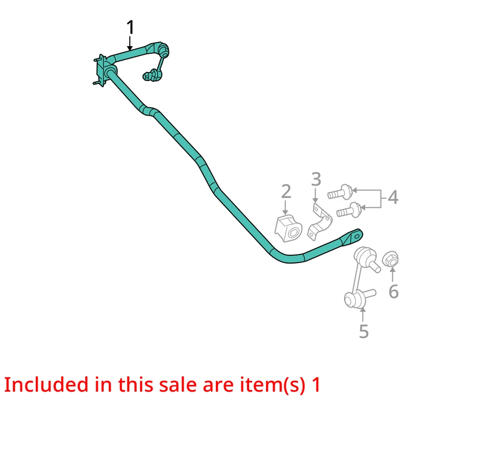 Dodge Avenger 2013 tracción delantera barra estabilizadora trasera fabricante de equipos originales 82 k millas - LKQ392768429 Foto 4 de 4