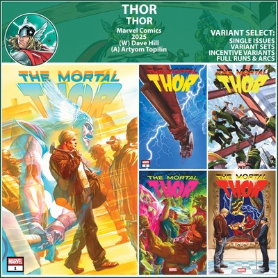 Thor (2025) #1 2 3 4 5 Marvel Comics Mortal Thor COVER SELECT