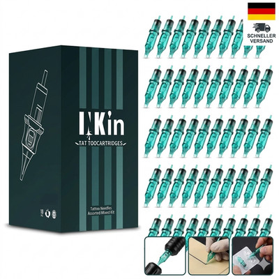 Tattoo Nadeln Set 50 Stück Round Magnum 0,35mm Mixed 5RM 7RM 9RM 11RM 13RM