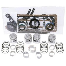 Engine Rebuild Kit - Less Bearings - Dome Top Pistons Fits International Cub