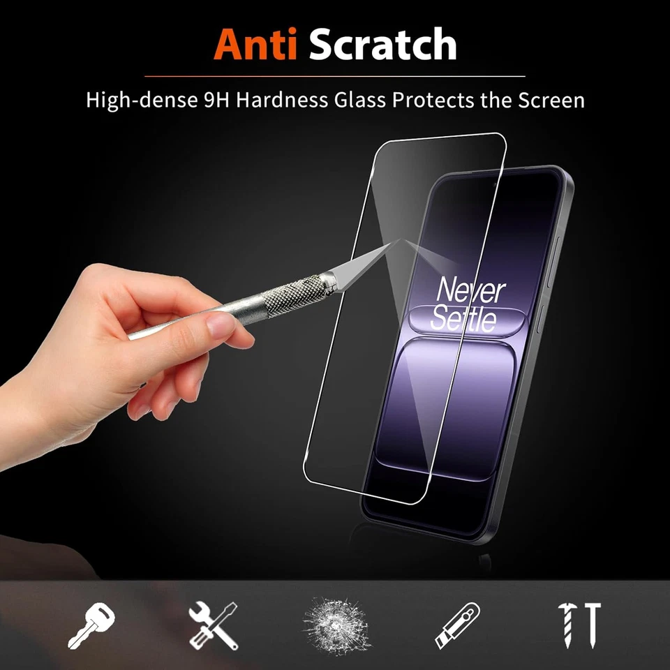 Vetro Temperato per Oneplus 13S, 2 Pezzi Pellicola Protettiva, anti Graffio Sche - Immagine 2 di 4