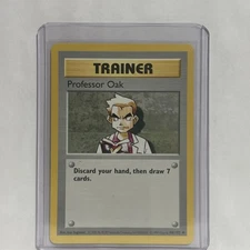 Pokémon TCG Professor Oak Base Set Shadowless Uncommon 88/102