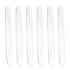 6pcs Car Door Edge Guards Protectors PU Side Door Edge Trim Strip Clear