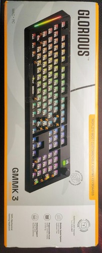 Glorious GMMK 3 Barebones Full-Size Keyboard Knopf Hotswap Aluminium schwarz - Bild 1 von 2
