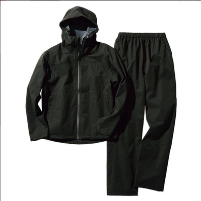 Future Tech Rain Suit Black Made From Recycled PET Bottles Workman FieldCore New