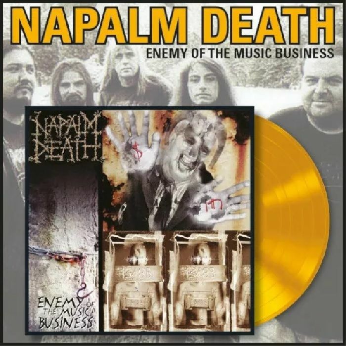 NAPALM DEATH - Enemy Of The Music Business (reissue) - Vinyl (yellow vinyl LP)