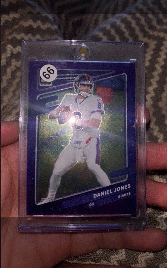 Purple Panini 2021 Donruss Optic Purple Daniel Jones 1/15 New York Giants 