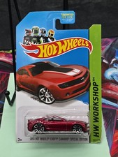 2014 Hot Wheels HW Workshop 2013 Hot Wheels CHEVY CAMARO SPECIAL EDITION Red