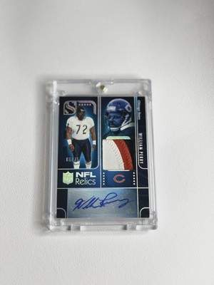 Panini 2025 Silhouette William Perry Bears NFL Relic Auto Mem /75 #NRA-WPY 