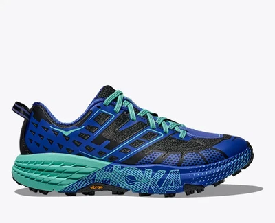 HOKA Speedgoat 2 Chaussures Baskets Bleues et Noires Toutes Tailles - Photo 1/4