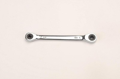 E-Torx Double Box Ratcheting Wrench, E6X E8，Heavy Duty CR-V Box Ratchet Gear Spa